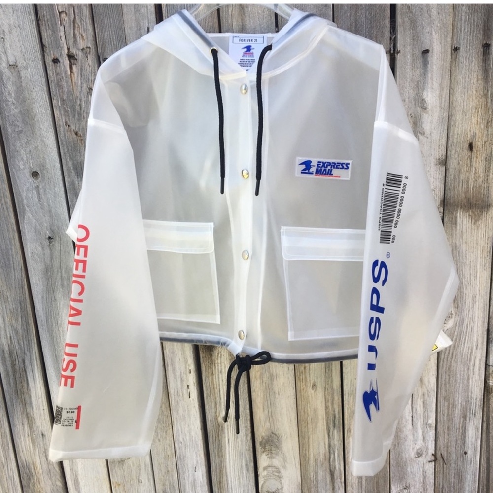Official ‼️ USPS X FOREVER21 COLLAB RAIN COAT